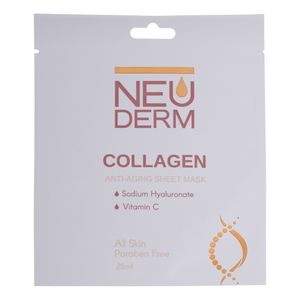 ماسک صورت نئودرم مدل Collagen حجم 25 میلی لیتر