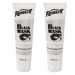 ماسک صورت رینوزیت مدل carbon active حجم 100 میلی لیتر مجموعه 2 عددی