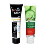 ماسک صورت سودا مدل Cucumber حجم 100میلی لیتر به همراه ماسک صورت سودا مدل Pawer Black