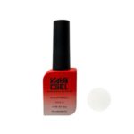 لاک ژل براق ناخن کاواژل مدل NEW شماره 2 رنگ سفید یخچالی