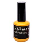 روغن تقویت کننده ناخن نرمک طلایی مدل NR12 حجم 12 میلی لیتر