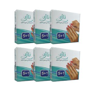 پد لاک پاک کن ناژه مدل 01 مجموعه 6 عددی
