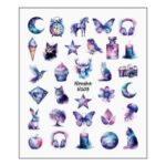 برچسب لنز ناخن مدل رویا کد N103