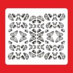 استیکر طراحی ناخن طرح پروانه مدل 05