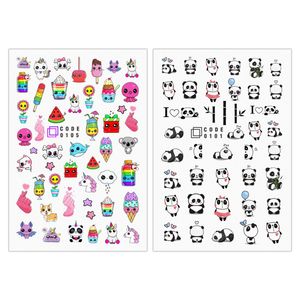 برچسب لنز ناخن مدل فانتزی مجموعه 2 عددی