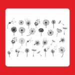 استیکر طراحی ناخن طرح گل مدل 02