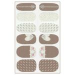 استیکر طراحی ناخن مدل ژله ای کد L34