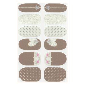 استیکر طراحی ناخن مدل ژله ای کد L34