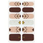 استیکر طراحی ناخن مدل ژله ای کد H44