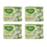 نوار بهداشتی مولپد مدل پنبه سایز بزرگ مجموعه 4 عددی