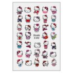 برچسب لنز ناخن مدل کیتی کد N045