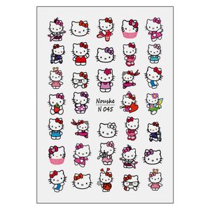 برچسب لنز ناخن مدل کیتی کد N045