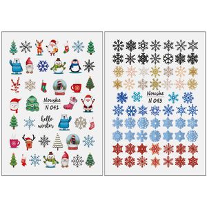 برچسب لنز ناخن مدل زمستانی کد N41-43 مجموعه 2 عددی برچسب لنز ناخن مدل زمستانی کد N41-43 مجموعه 2 عددی - Image 1