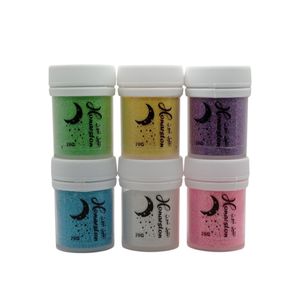 اکلیل ناخن هنرستون مدل نئونی وزن 20 گرم بسته 6 عددی