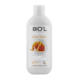 شامپو بدن بیول مدل Milky Honey حجم 400 میلی لیتر