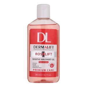 ژل شستشو صورت و بدن درمالیفت مدل رزالیفت با رایحه بابونه مناسب برای پوست حساس حجم 200 میلی لیتر ژل شستشو صورت و بدن درمالیفت مدل رزالیفت با رایحه بابونه مناسب برای پوست حساس حجم 200 میلی لیتر - Image 1