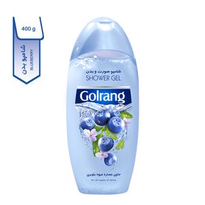 شامپو صورت و بدن گلرنگ مدل بلوبری وزن 400 گرم