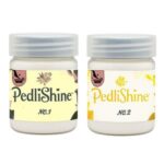 ژل پدیکور پدی شاین مدل یلو وزن 90 گرم به همراه پودر حلال پدی شاین مدل یلو وزن 125 گرم