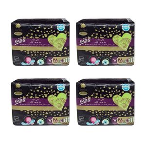 نوار بهداشتی تافته مدل Ultra Thin Daily Use مجموعه 4 عددی