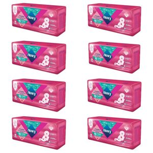 نوار بهداشتی نانسی مدل نانوون سایز بزرگ هشت بسته 10 عددی