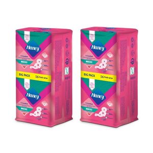 نوار بهداشتی بالدار نانسی مدل MAXI سایز بزرگ دو بسته 16 عددی