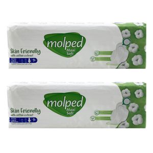 نوار بهداشتی مولپد مدل EXTRA-2 سایز خیلی بزرگ مجموعه 2 عددی