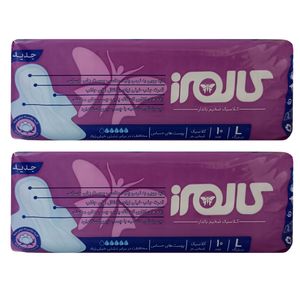 نوار بهداشتی کالمرز مدل بالدار معمولی کد K006 سایز بزرگ دو بسته 10 عددی