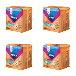 نوار بهداشتی نانسی مدل ایرلید سایز متوسط چهار بسته 10 عددی