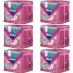 نوار بهداشتی نانسی مدل کامفورت نازک سایز بزرگ شش بسته 10 عددی