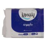 نوار بهداشتی پنبه ریز مدل دایموند سایز L خیلی نازک بسته 8 عددی