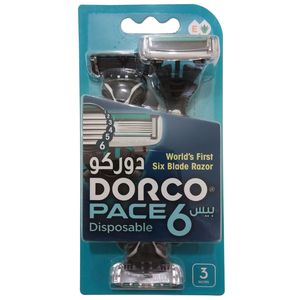 خودتراش دورکو مدل Pace 6 Disposable تحت لیسانس بسته 3 عددی خودتراش دورکو مدل Pace 6 Disposable تحت لیسانس بسته 3 عددی - Image 1