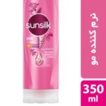 نرم کننده مو سان سیلک مدل Shine and Strength حجم 350 میلی لیتر
