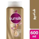 شامپو ضد ریزش مو سان سیلک، سازگار با موهای ضعیف و مستعد ریزش، حاوی ویتامین E، روغن دانه چیا و کراتین، با حجم 600 میلی‌لیتر مدل Hair fall Solution