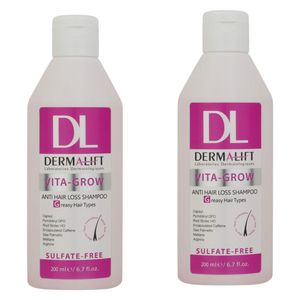 شامپو ضد ریزش و تقویت کننده درمالیفت مدل Vita-Grow حجم 200 میلی لیتر بسته 2 عددی شامپو ضد ریزش و تقویت کننده درمالیفت مدل Vita-Grow حجم 200 میلی لیتر بسته 2 عددی - Image 1