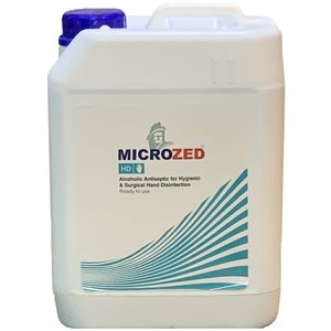 محلول ضدعفونی کننده دست میکروزد مدل HD حجم 5000 میلی‌لیتر