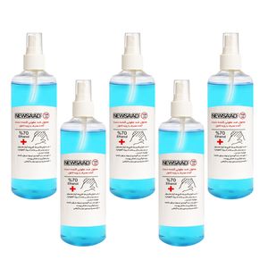محلول ضدعفونی کننده نیوساد مدل Antiseptic حجم 120 میلی لیتر مجموعه 5 عددی