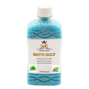 نمک حمام رزگلد مدل نعنا و اکالیپتوس وزن 500 گرم