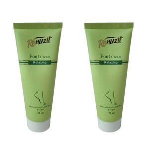 کرم رفع خستگی پا رینوزیت مدل عصاره نعنا حجم 75 میلی لیتر مجموعه 2 عددی