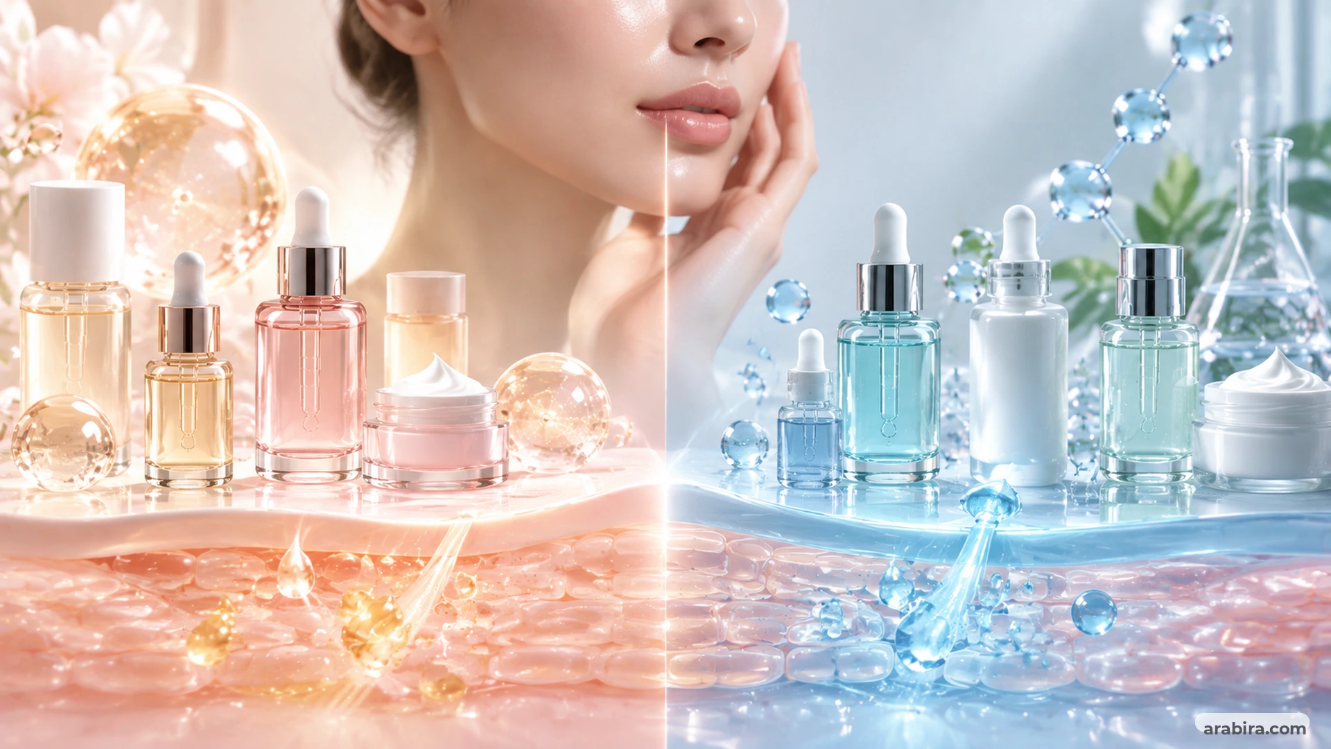 مقایسه رویکرد رتینال و ویتامین C در روتین پوستی