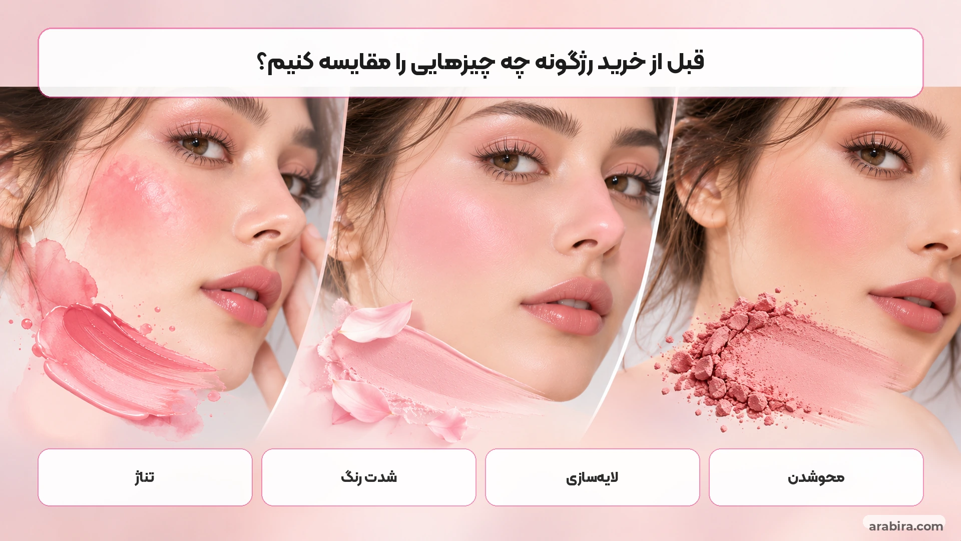 معیارهای انتخاب رژگونه برای آرایش صورتی ۲۰۲۶