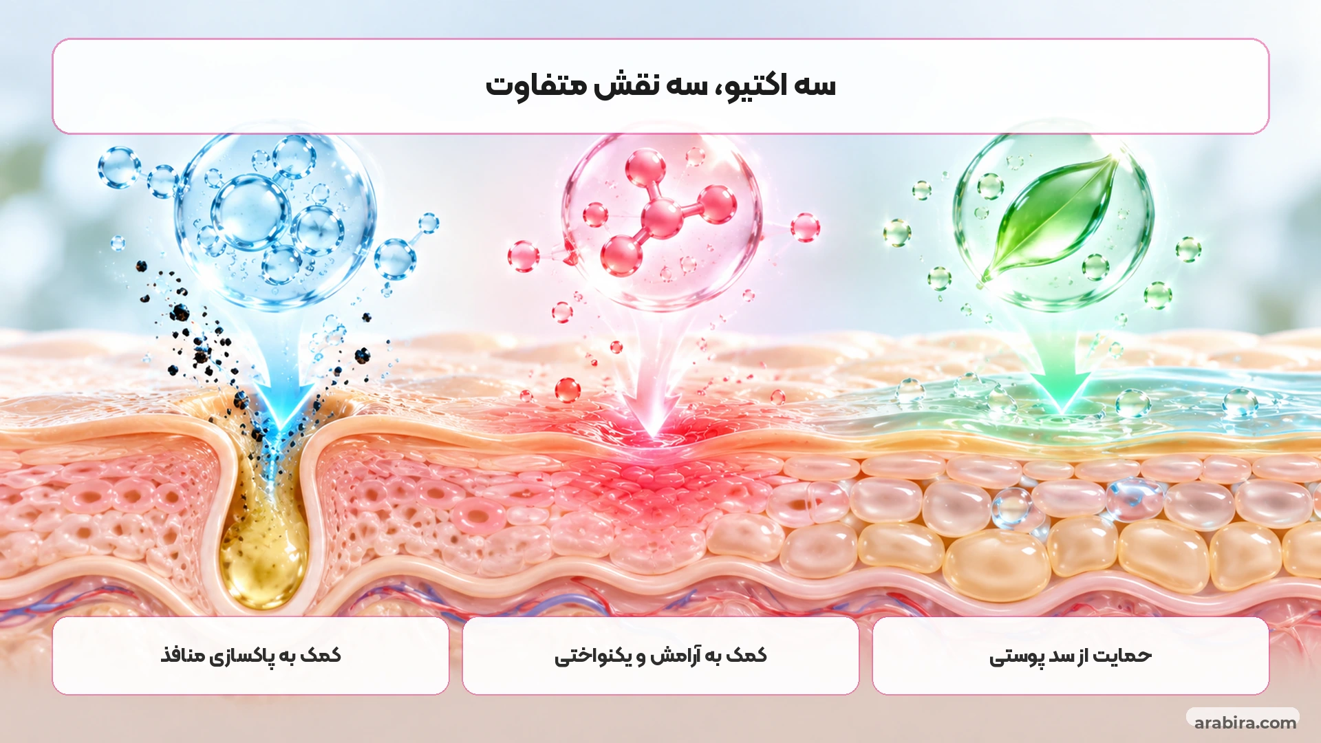 مقایسه نقش سالیسیلیک اسید، آزلائیک اسید و نیاسینامید در شوینده ضدجوش