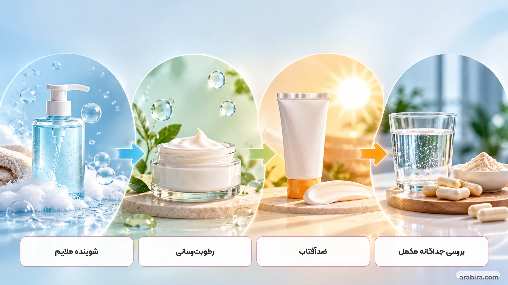 روتین ساده مراقبت پوست پیش از تصمیم برای مکمل کلاژن